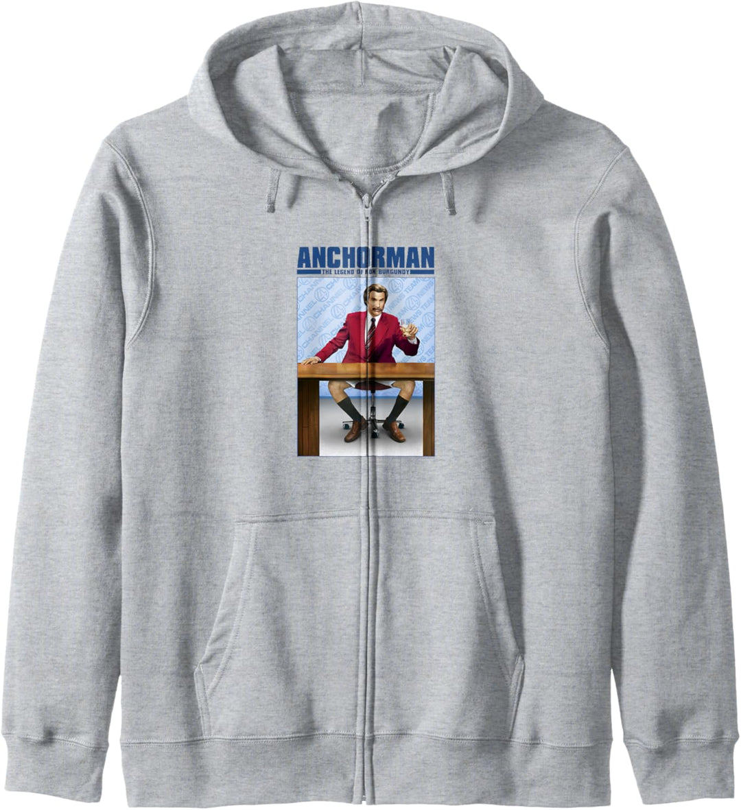 Anchorman Ron Burgundy Title Portrait Poster Kapuzenjacke
