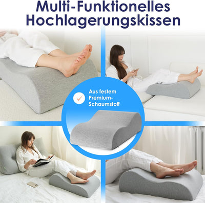 DYNMC you Venenkissen Beinhochlagerungskissen - Beinkissen für Entlastung der Beine - Lagerungskisse
