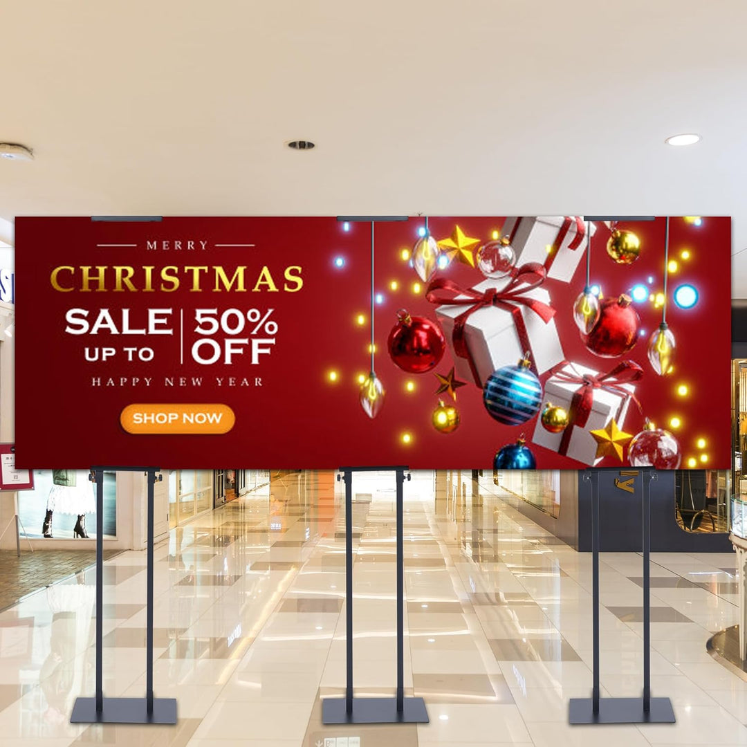 uyoyous Präsentationsständer 2-in-1 doppelseitige Displayständer Vertikaler Plakatständer Werbeständ