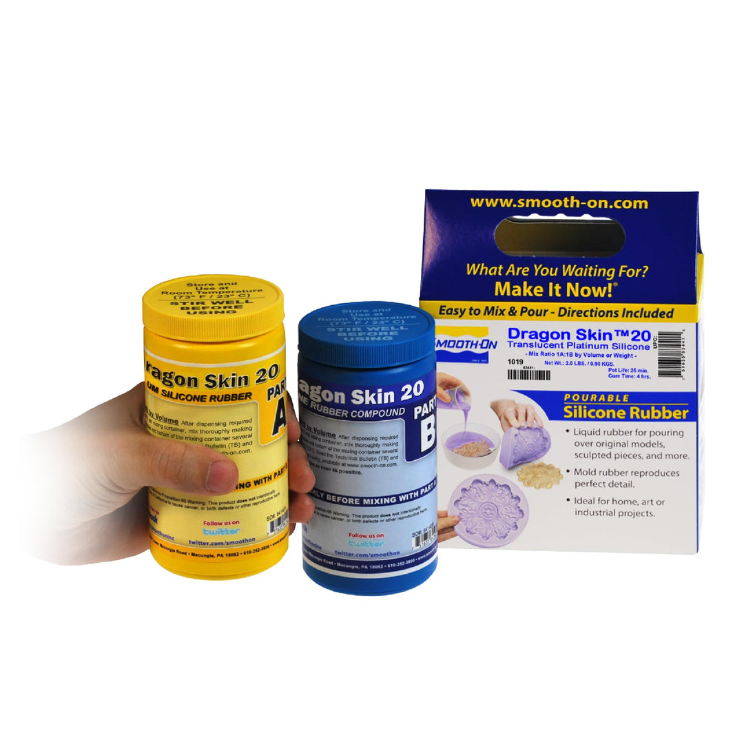 Dragon Skin 20 Mold Making Silicone Rubber - Trial Unit by Smooth Pack of 1, Pack of 1