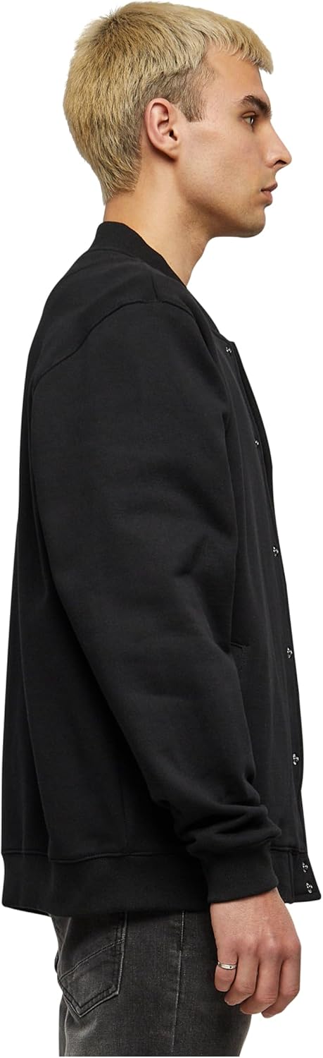 Build Your Brand Herren Heavy Tonal College Jacket Jacke 4XL Schwarz, 4XL Schwarz