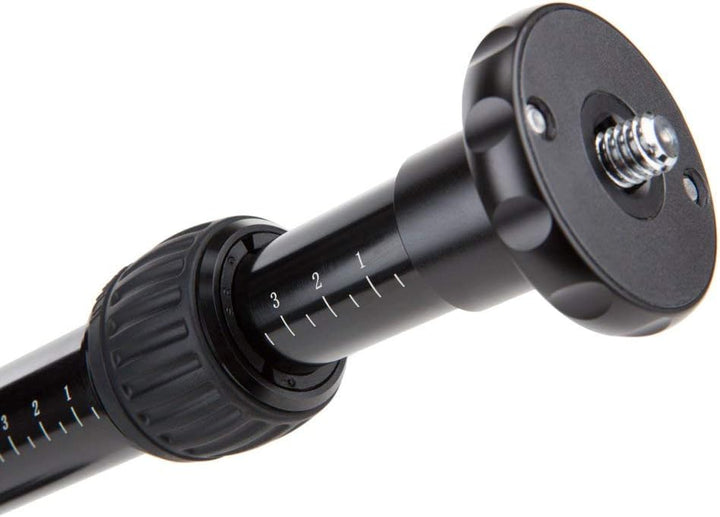 Sirui HA-77 Teleskop-Auslegearm (Horizontalarm 77 cm mit Lasthaken, Belastbar bis 5 kg) schwarz