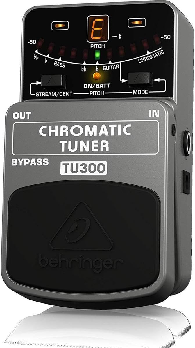 Behringer CHROMATIC TUNER TU300 Ultimatives Stimmgerät für Gitarre/Bass TU300 Guitar Pedal, TU300 Gu