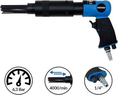 MONZANA® Druckluftschlauch Aufroller automatisch 10m 1/4' Schlauchtrommel inkl. Nadelentroster 4000