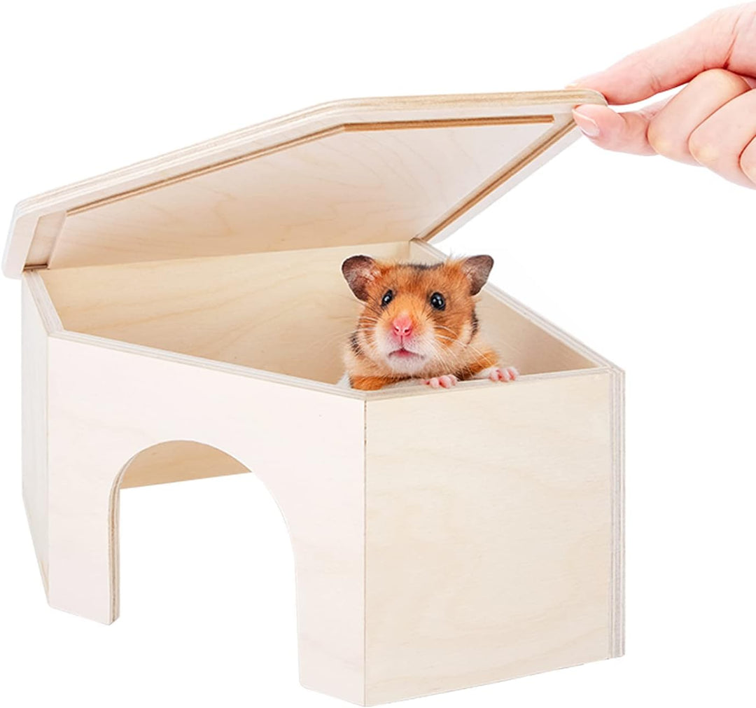 Niteangel Birkenkammer-Labyrinth-Hamsterversteck – kleine Haustiere, Waldhaus, Lebensräume, Dekorati