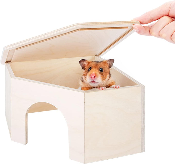 Niteangel Birkenkammer-Labyrinth-Hamsterversteck – kleine Haustiere, Waldhaus, Lebensräume, Dekorati