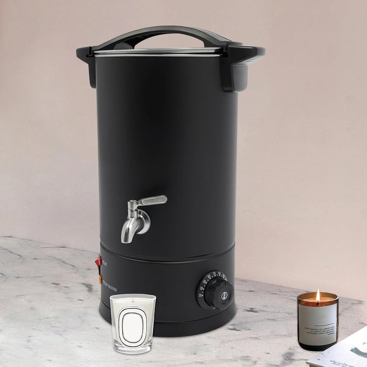 Wachsschmelzgerät, elektrisch, 10 l, 1800 W, Wachsspeicher, mit Thermostat 30-110 °C, Wachsschmelzma