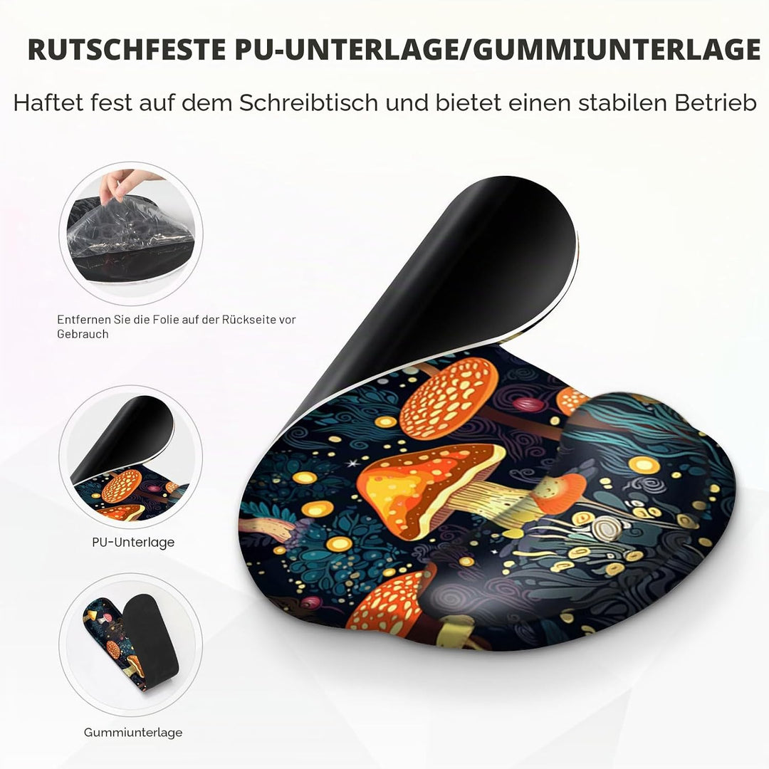 Gaming-Mauspad, grosse Schreibtischunterlage, niedlicher Schreibtischunterlage, 4-in-1 XXL-Mauspad +