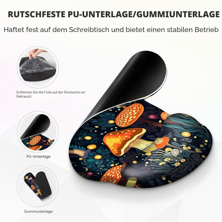 Gaming-Mauspad, grosse Schreibtischunterlage, niedlicher Schreibtischunterlage, 4-in-1 XXL-Mauspad +
