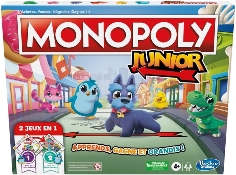 Hasbro Monopoly Junior 2 in 1 - Kinderbrettspiel