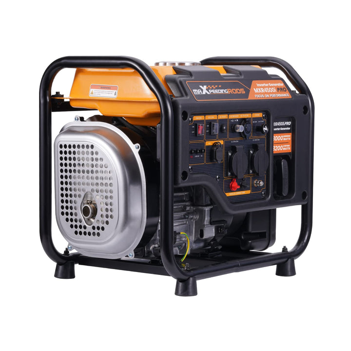 3200W Inverter-Generator, Benzin 4-Takt Backup-Stromversorgung mit Parallell-Funktion, mit AC/DC/USB
