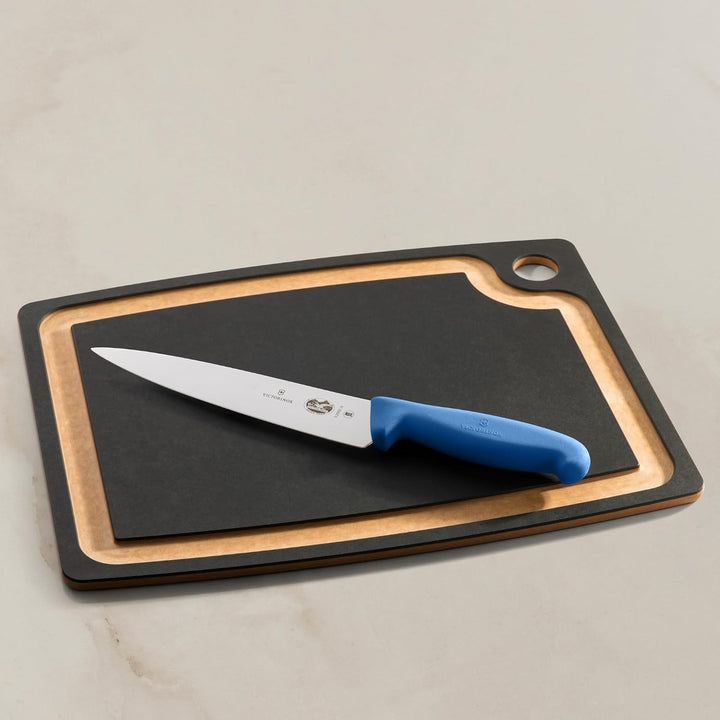 Victorinox Fibrox Kochmesser, Breites Universalmesser für Fleisch, Fisch, Gemüse und Kräuter, 19 cm,