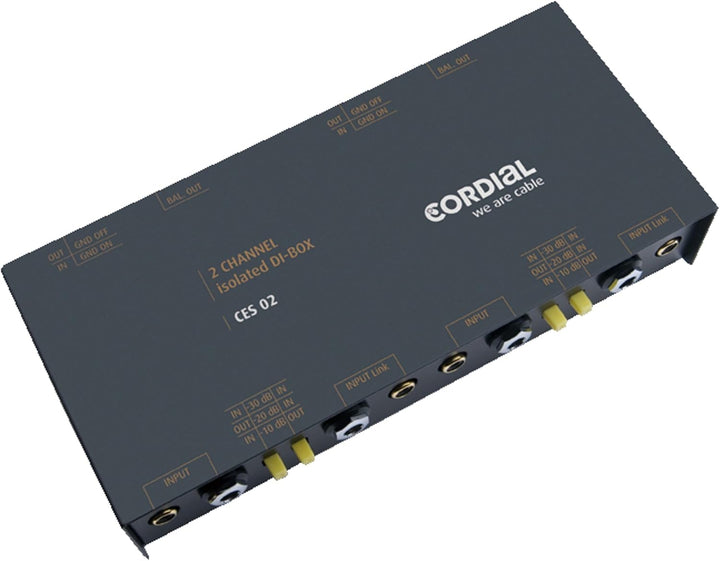 CORDIAL -Passive DI-Box 2 Kanäle
