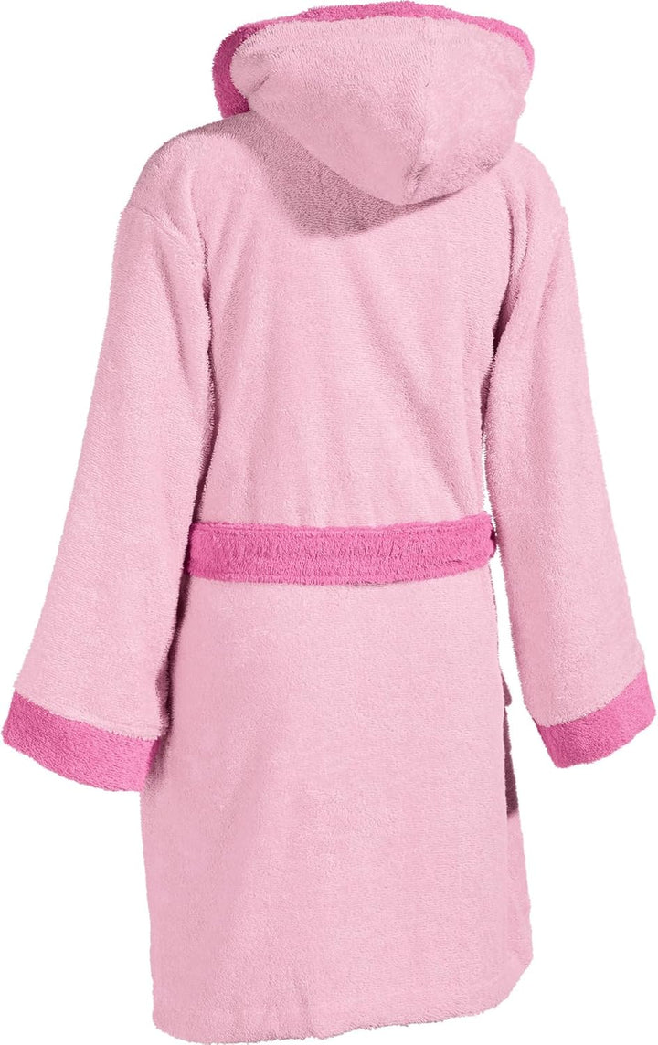 Erwin Müller Kinder Bademantel Prinzessin Baumwolle Frottier - kuschelweich, saugstark, mit Kapuze,