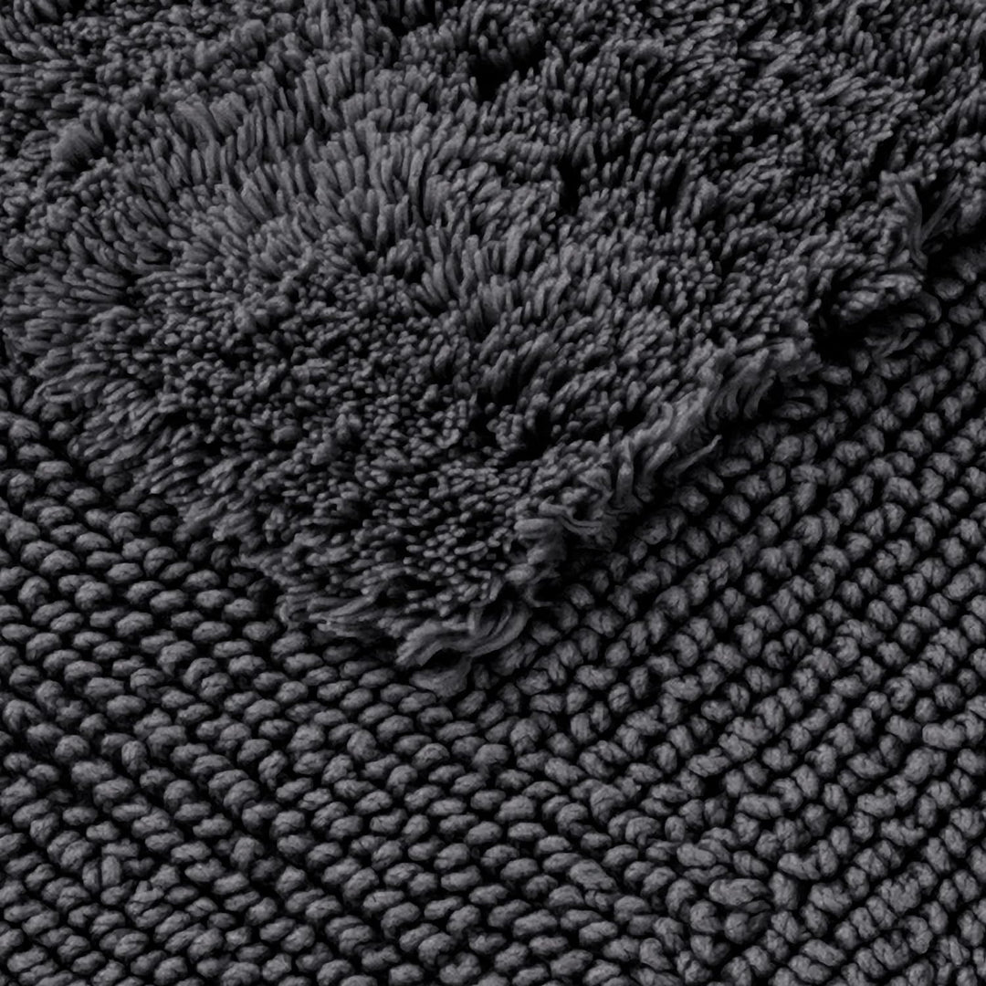 möve Loft getuftete Badematte 60 x 100 cm aus 100% Baumwolle, graphite 60 x 100 cm Graphite, 60 x 10