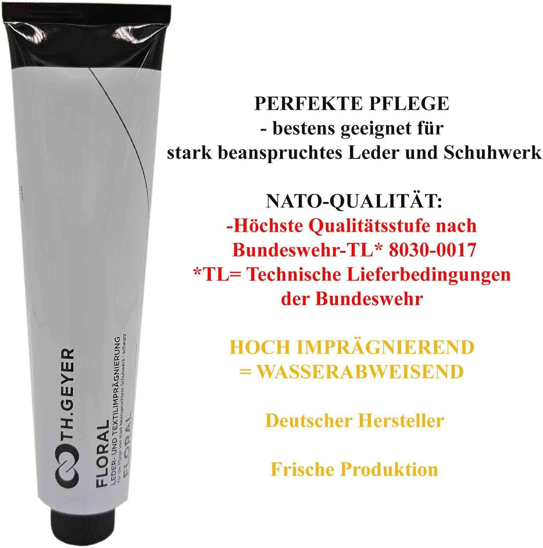 Schuhcreme der Bundeswehr schwarz Tube á 125 ml, Menge 10 Stück Schwarz - 10x 125 Ml, Schwarz - 10x