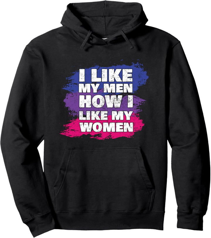 Wie Männer wie Frauen Bi Pride Parade LGBT Bisexuell Pullover Hoodie