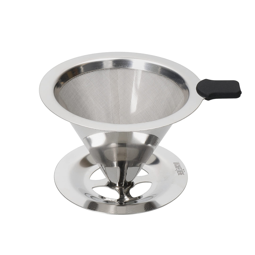 La Cafetière Filterloser Kaffee-Tropfer für Kaffee, Silber