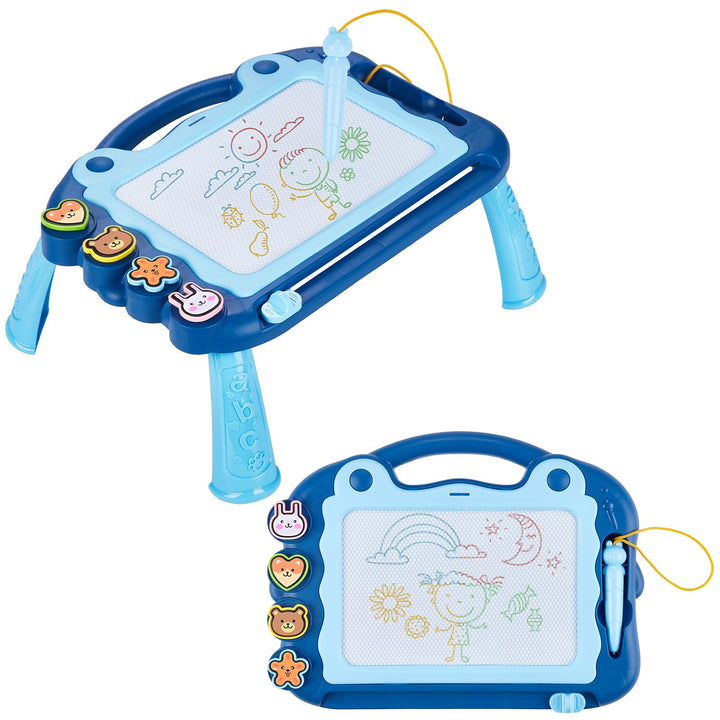 Magnetische Maltafel Zaubertafel,Magnetische Zaubertafeln Kinder mit 4 Form Stempel,Spielzeug zum Sc