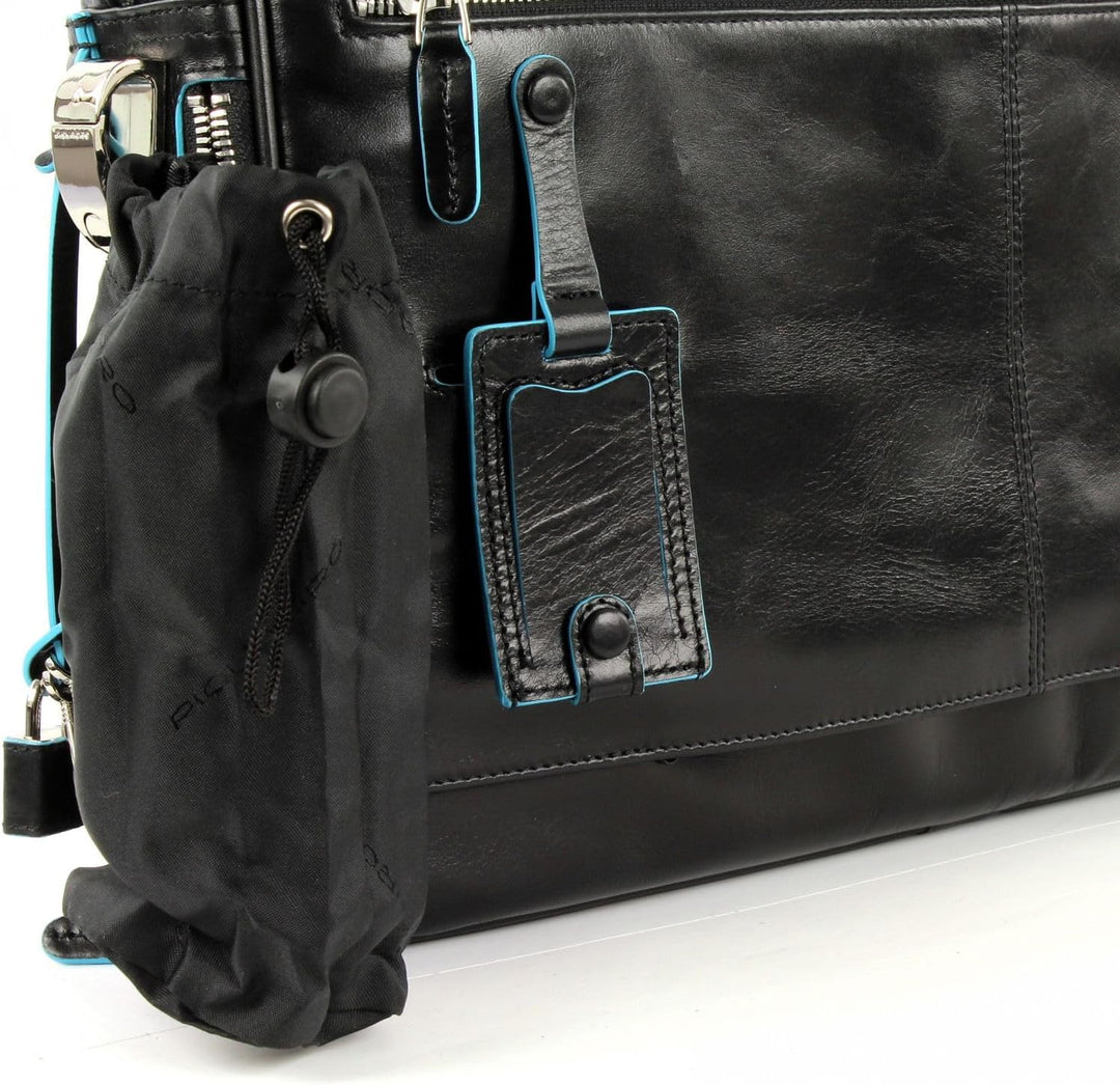 Piquadro Blue Square 15 '' Aktentasche mit Laptop-Fach, Schwarz - CA2849B2 Einheitsgrösse Schwarz, E