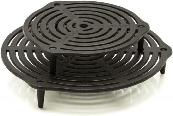 Petromax Stapelrost gr-s30 - Gusseisen Grillrost &amp; Untersetzer | Passgenauer Gusseisenrost für Feuer
