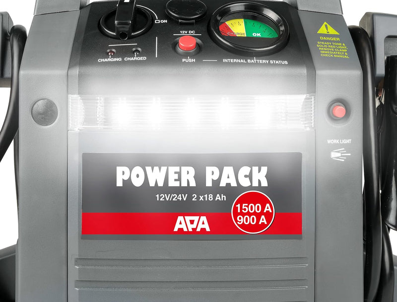 APA 16524 Power Pack 12/24V, Starthilfe 900A