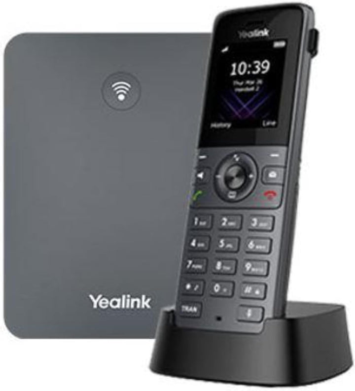 Yealink W73P DECT IP Telefon System (W70B Basis + W73H Handset) Schwarz W73P (Basis W70B und W73H Mo