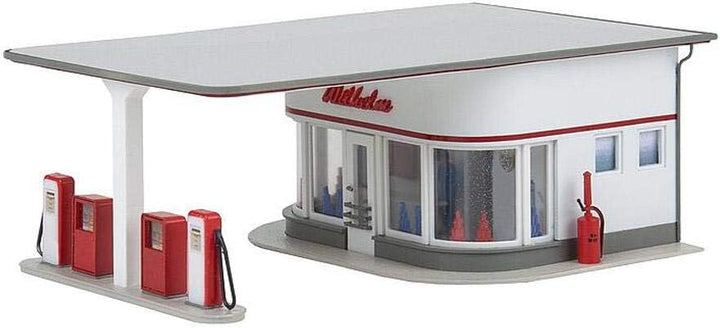 Faller FA130590 Tankstelle 50er Jahre Modellbausatz, Zubehör, Mehrfarbig, One Size