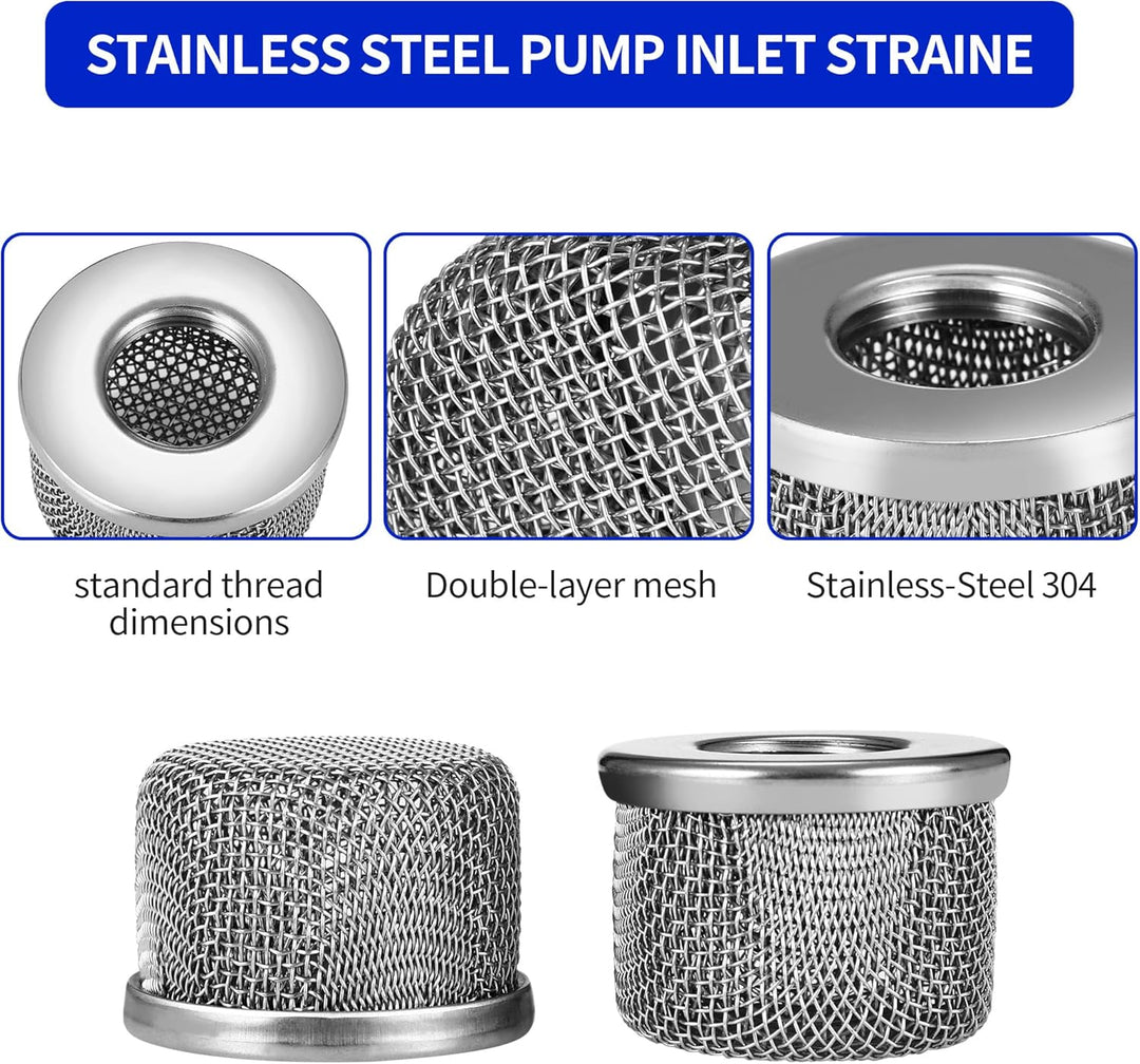 181072 Pumpeneinlasssieb Siebfilter für Graco Airless Farbspritzgeräte 695, 795, 1095, 1595, 3900, 5