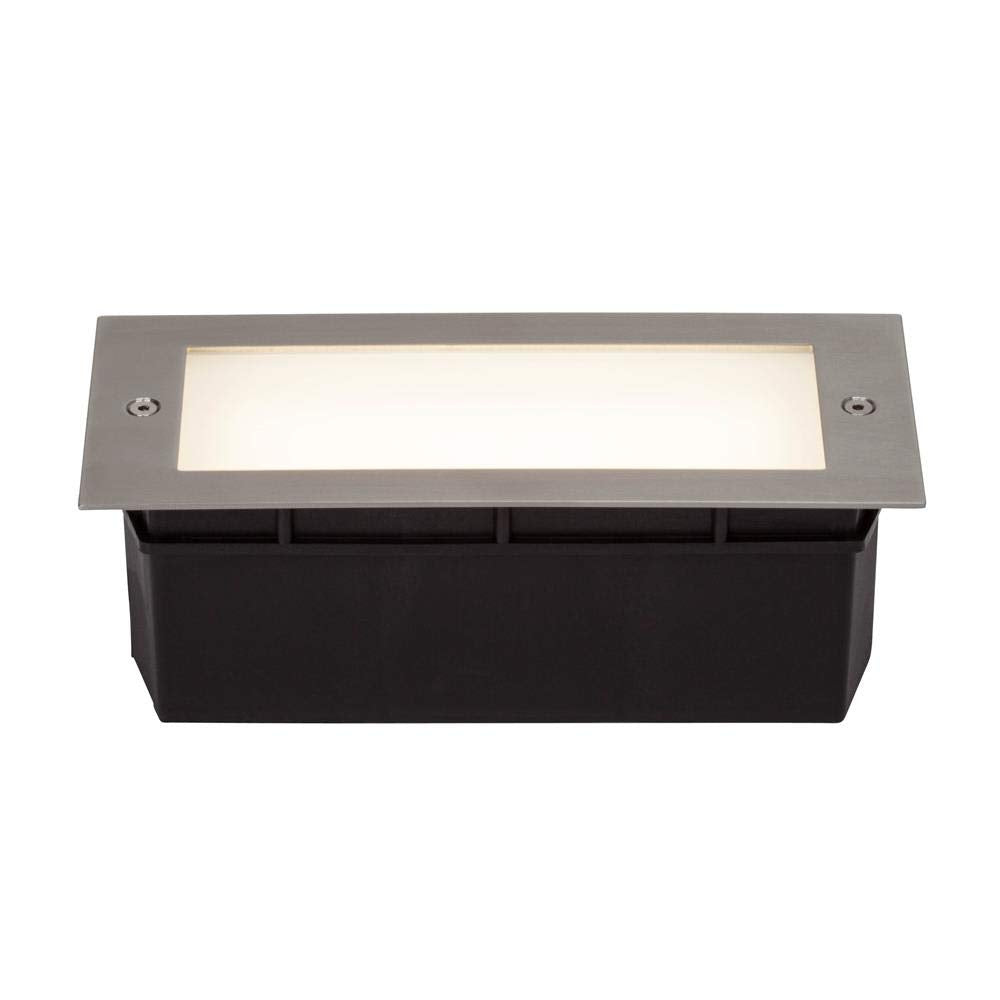 AEG WALL LED Wandeinbauleuchte 25,2 cm Satiniert Nickel gebürstet