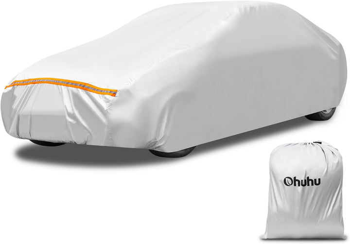 Auto Abdeckplane, Ohuhu Autoplane Auto für Limousine (191"-201"/ 485-510cm), Autogarage Abdeckung Au