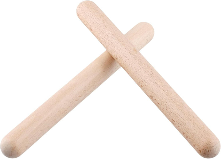 CHUENHEI 20 Stück Klanghölzer 20 x 2 cm, Klangstäbe Holz Klangholz Instrument Rhythmusstöcke Set, Rh
