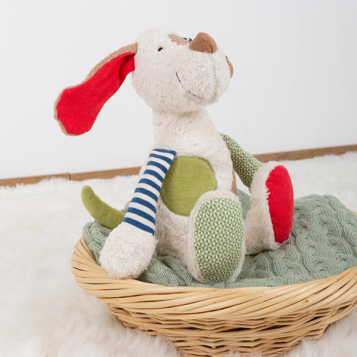 SIGIKID 38764 Kuscheltier Hund Green Mädchen und Jungen Babyspielzeug empfohlen ab Geburt mehrfarbig