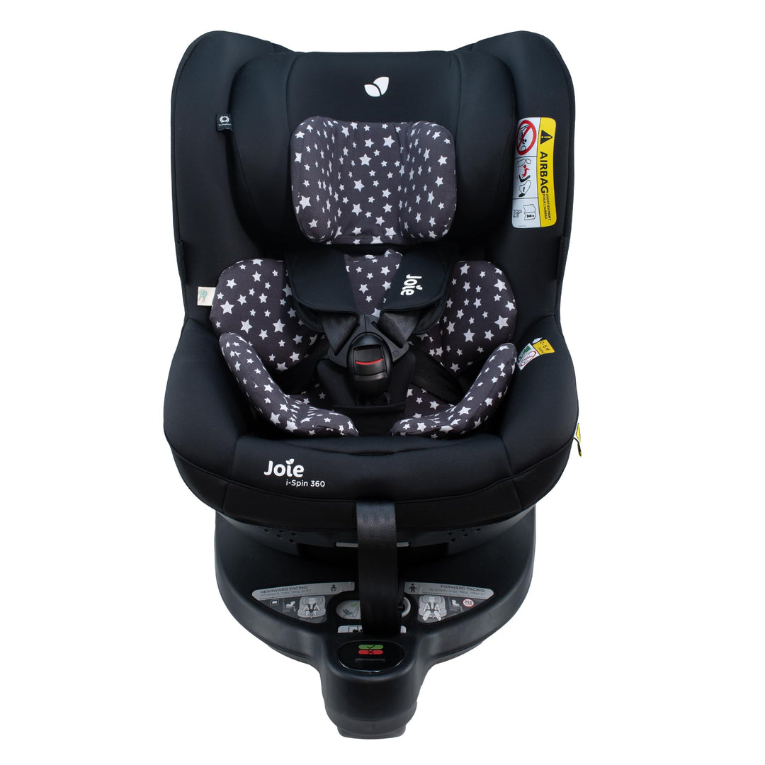 JYOKO Kids Bezug für Autositzverkleinerer, aus Baumwolle, kompatibel mit Joie I-Spin 360 (Winter Sky