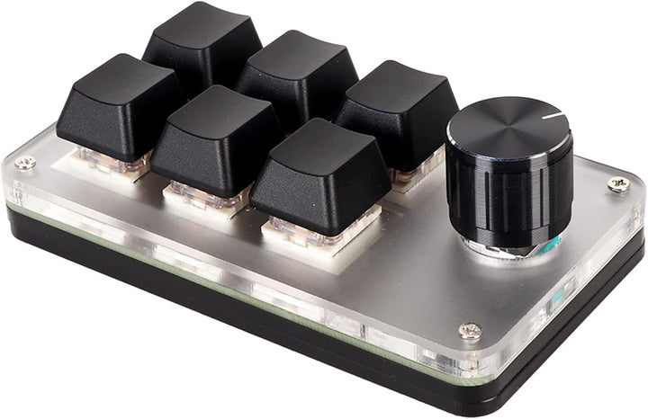 Zunate OSU Gaming Tastatur, Einhändige Makro mechanische Tastatur mit Rotem Schalter, Programmierbar