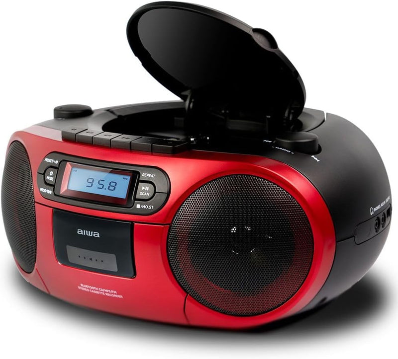 AIWA BBTC-550 tragbarer Radiorekorder, Bluetooth, CD, USB