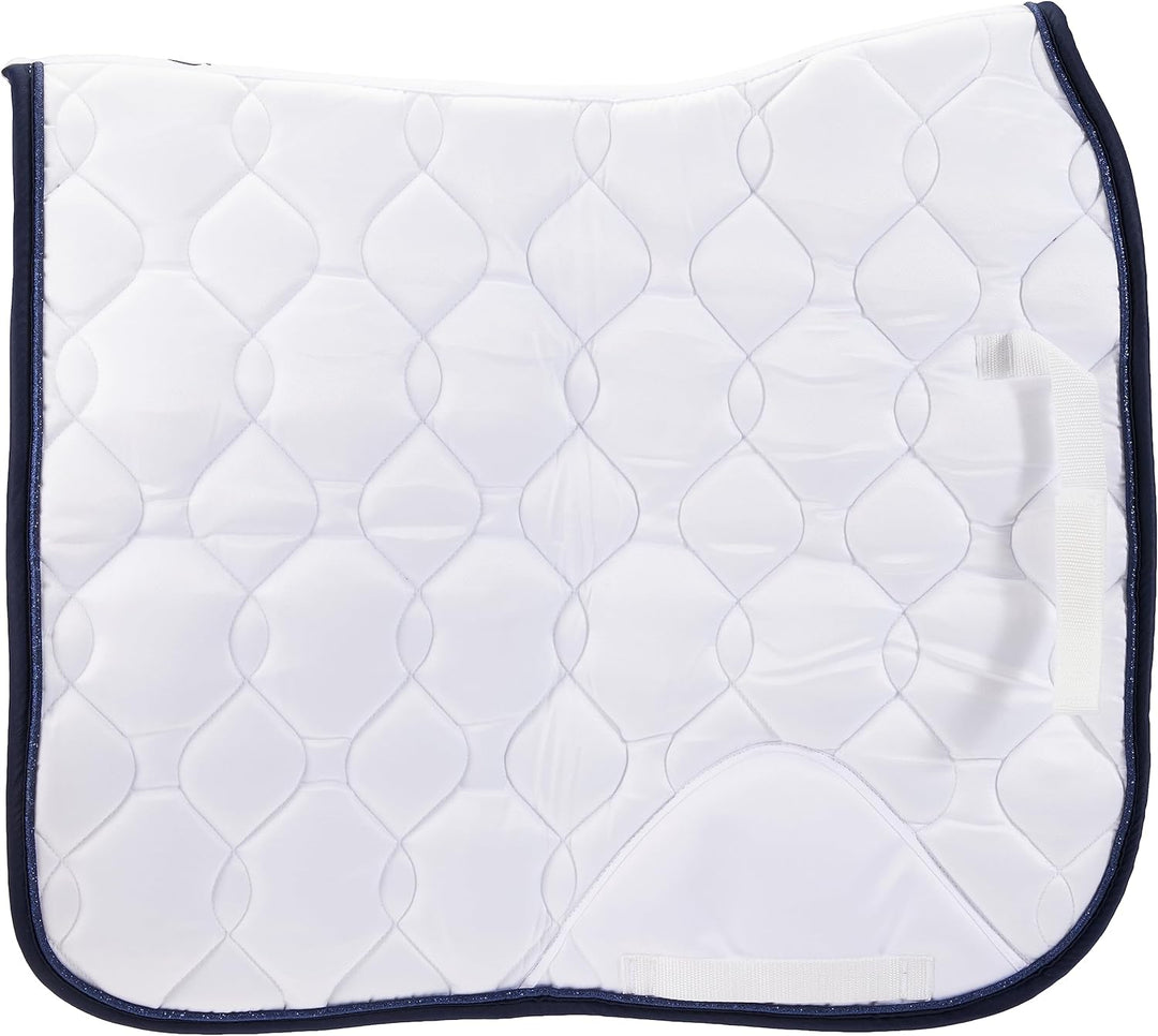 HKM Dressage Competition Schabracke Weiss/Navy One Size