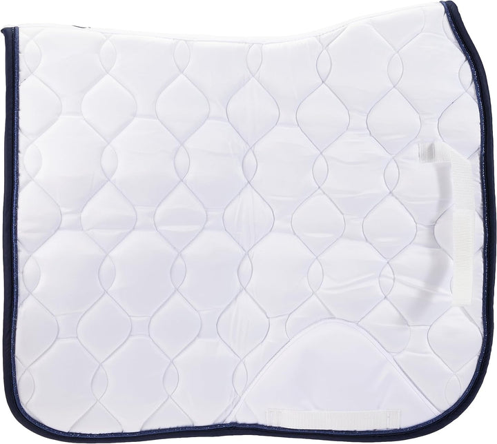 HKM Dressage Competition Schabracke Weiss/Navy One Size