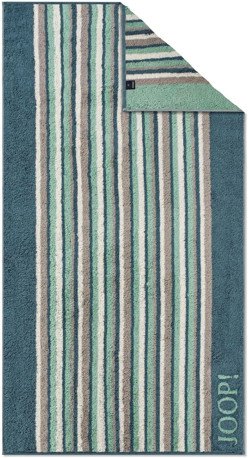 JOOP! Duschtuch Move Stripes 1692 | 44 aqua - 80 x 150 Duschtuch 80x150 cm, Duschtuch 80x150 cm