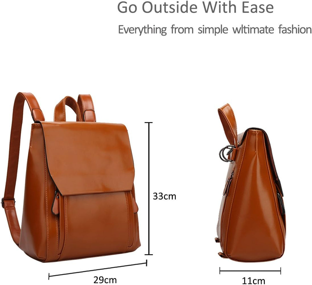 NICOLE&DORIS Mode Damen Rucksack Henkeltaschen Schulrucksack Reisen Daypacks Outdoor Tasche Weich PU