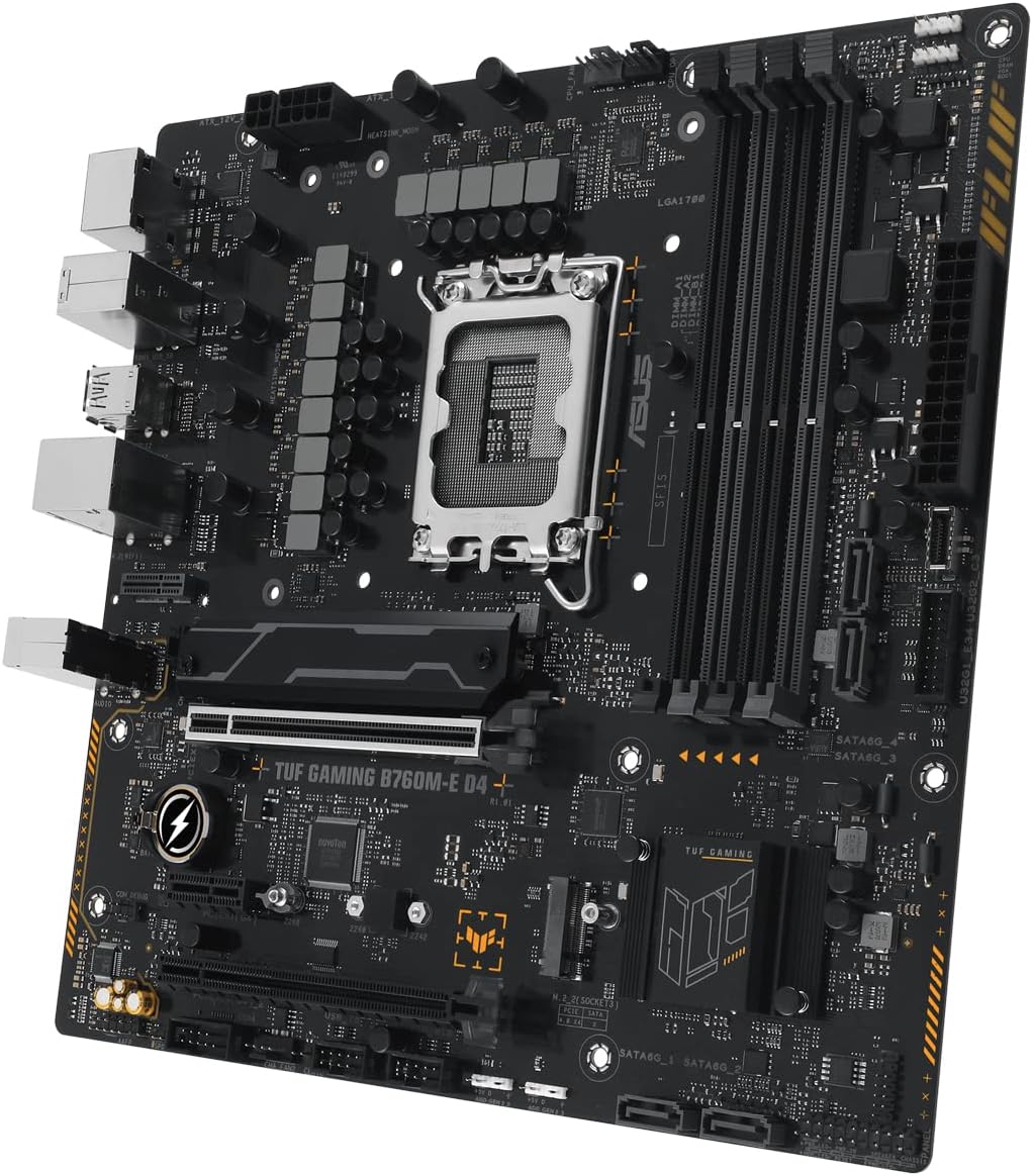ASUS MB Intel 1700 TUF Gaming B760M-E D4