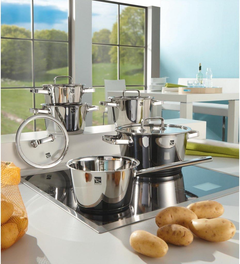 Rohe Conia Culinaria-Set, 5-tlg.: Fleischtopf Durchmesser: 16cm, 18cm, 20cm, 24cm, Stieltopf Durchme
