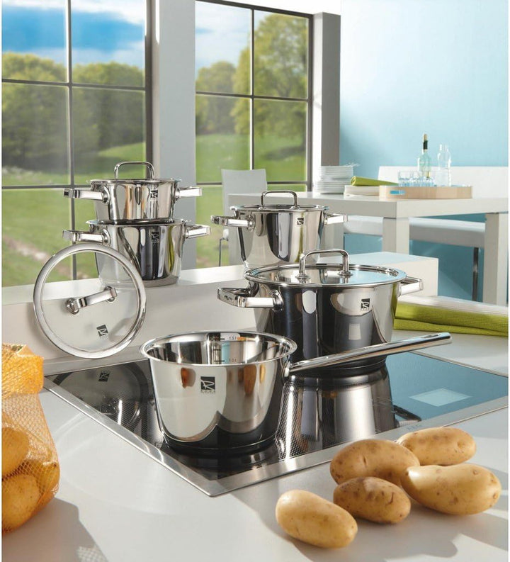 Rohe Conia Culinaria-Set, 5-tlg.: Fleischtopf Durchmesser: 16cm, 18cm, 20cm, 24cm, Stieltopf Durchme