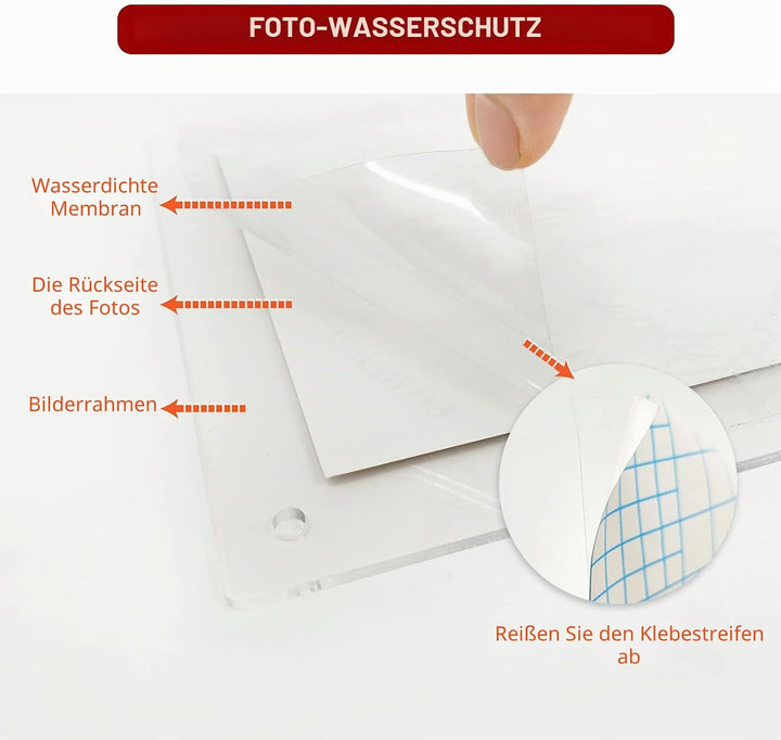 144,8 cm Bilderrahmen für Grab Acryl Outdoor Grab Marker Gedenkstätten Friedhofsdekorationen für Ged
