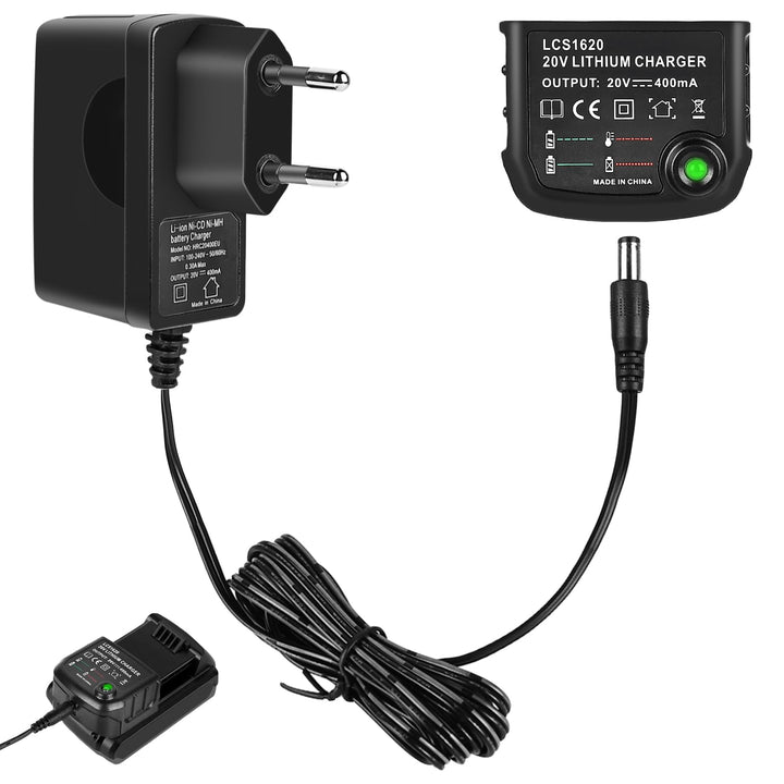 BAIFULAI Ladegerät Kompatibel Black&Decker Lithium 18V/20V Lithium-Akku Lithium-Ionen-Ladegerät BL20