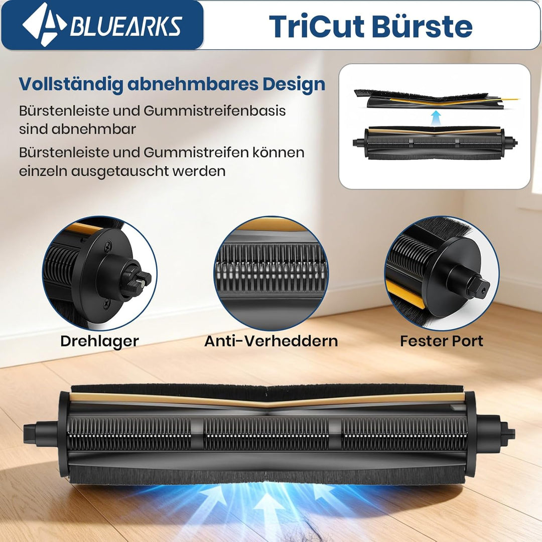 25 Stück Zubehör für Dreame L10s Ultra Gen 3/X40 Ultra Complete/L40 Ultra/Mova P50 Ultra Saugroboter