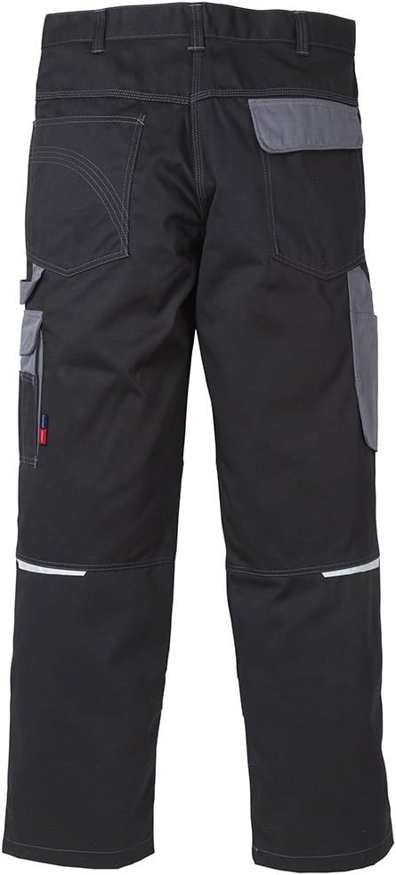 Kansas Icon Arbeitshosen Bundhosen Service Industrie 2-872, Farbe:schwarz/grau;Grösse:156