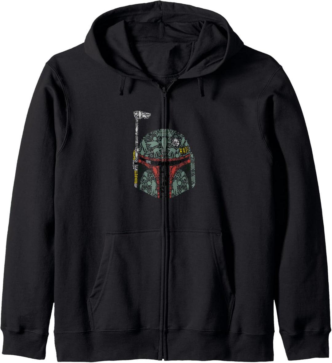 Star Wars Boba Fett Silhouette Helmet Fill Kapuzenjacke