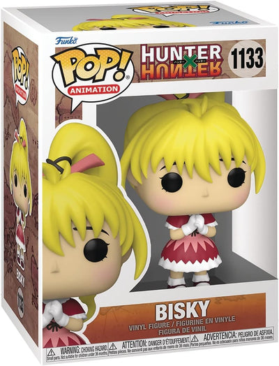 POP Hunter x Hunter Bisky Krueger Funko Vinyl-Figur (geb ndelt mit kompatibler Box-Schutzh lle), meh