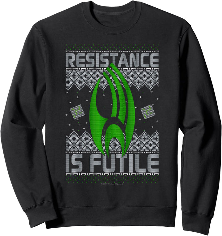 Star Trek: The Next Generation Borg Ugly Christmas Sweatshirt